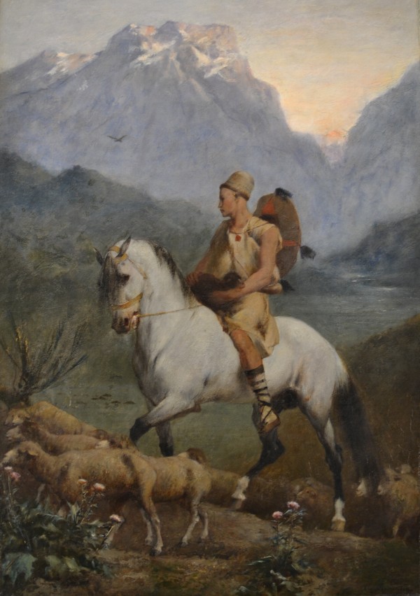 Kabyle Shepherd by Eugene Fromentin